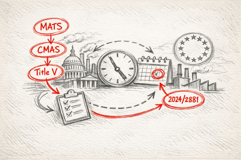 US and EU Air Quality Regulation in Flux: MATS Repeal, New CMAS Standards, and Tightening EU Limits