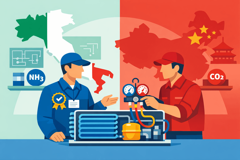 Italy and China Align on Natural Refrigerant Technician Training Standards