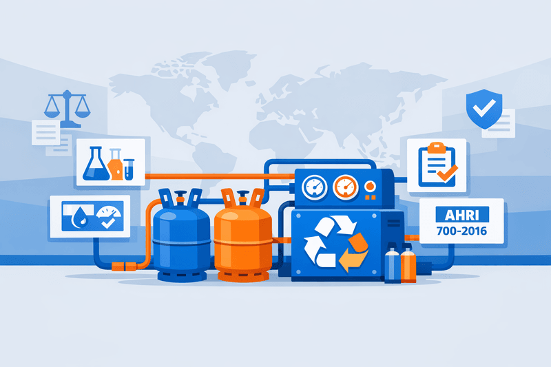 Reclaimed Refrigerants Move to Center of Compliance Strategy as Rules Tighten