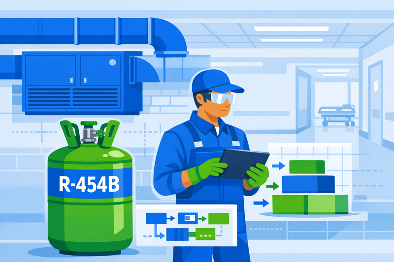 Hospitals Accelerate HVAC Retrofits as R-454B Supply Crunch Strains Procurement