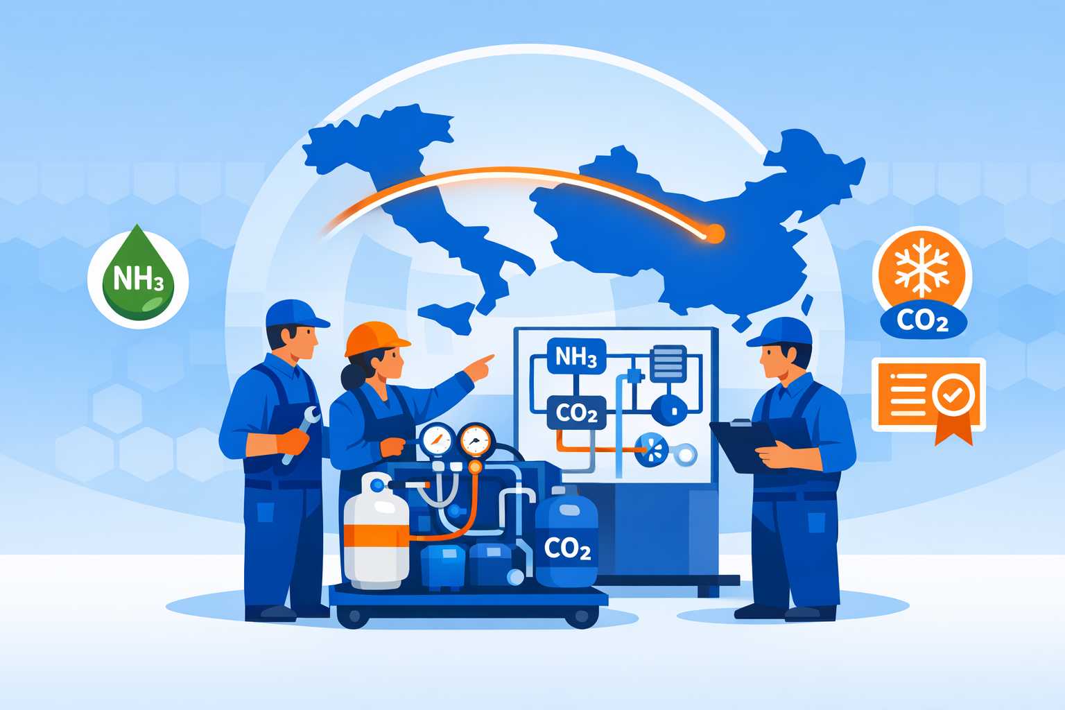 Italy and China Join Forces on Natural Refrigerant Training for HVAC Technicians