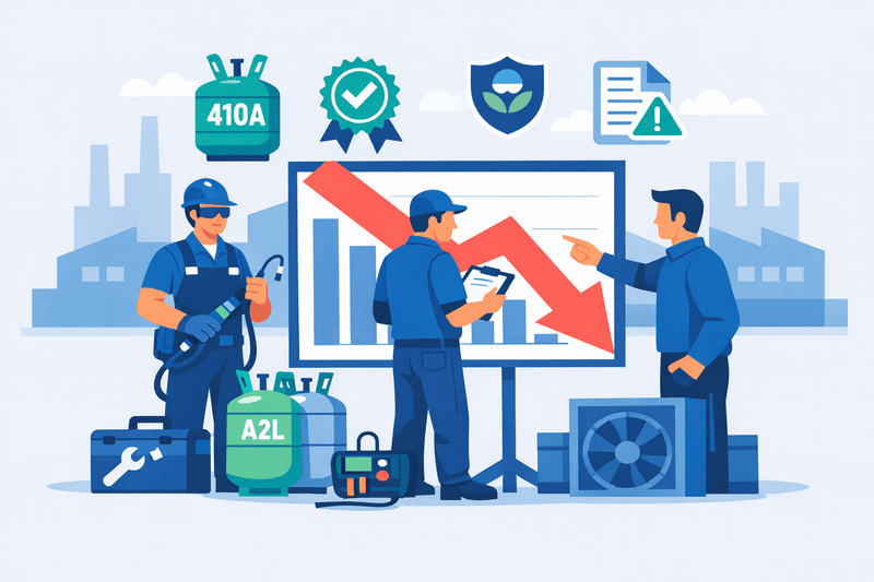 HFC Phase-Down Accelerates, Leaving Distributors and Technicians Scrambling