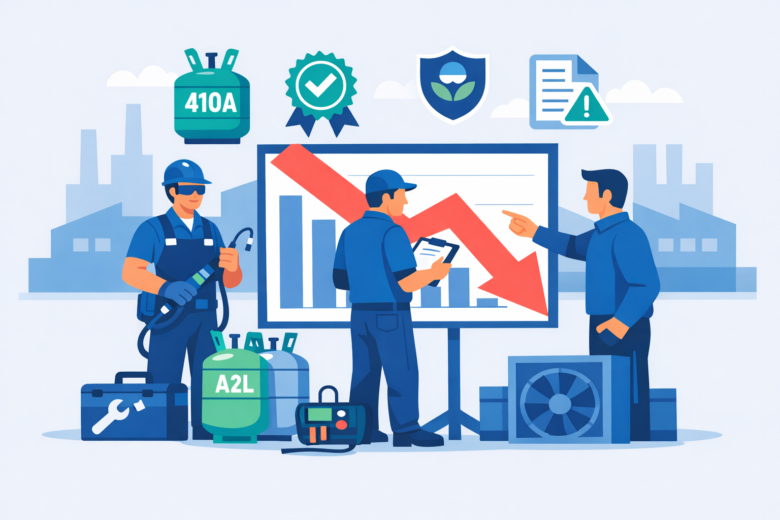 HFC Phase-Down Accelerates, Leaving Distributors and Technicians Scrambling