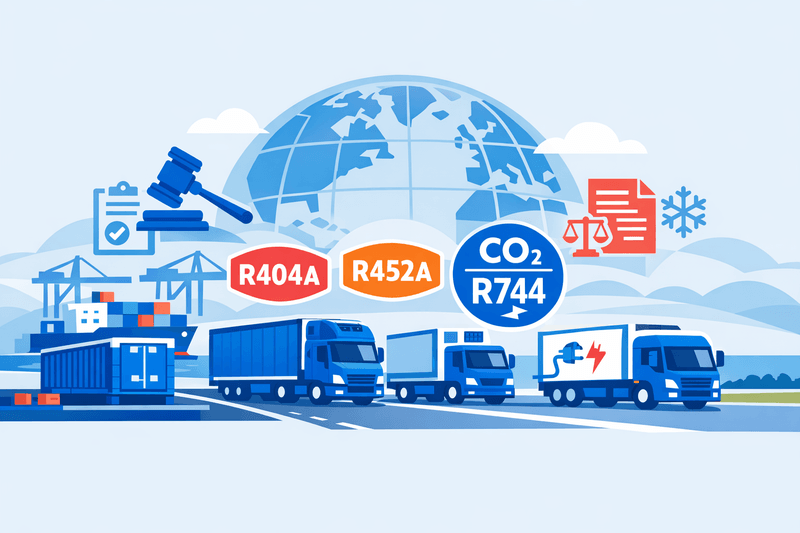Low-GWP refrigerants reshape the cold chain: policy, procurement, and fleet transitions in global transport refrigeration