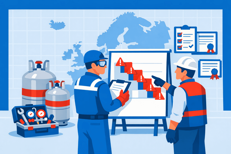 Europe's A2L Refrigerant Shift Intensifies Costs and Training Demands as Cross-Border Standards Tighten for HVAC Service Firms