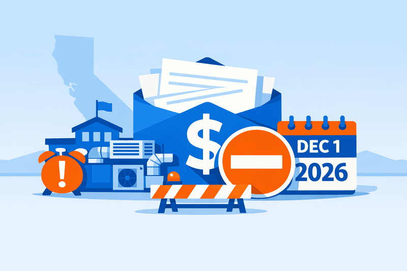 $191 Million in California School HVAC Grants Faces Reversion to Utilities