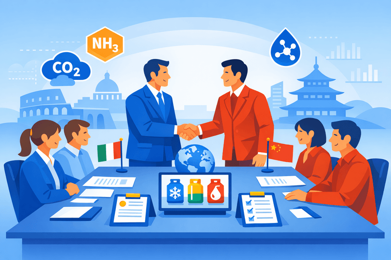 Italy and China Hold Bilateral Talks on Natural Refrigerant Technician Certification