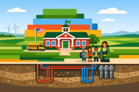 Rural Schools Accelerate Geothermal Heating Adoption With Stacked Public Funding