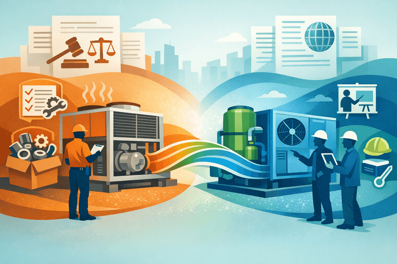 Regulatory Uncertainty Drives Hybrid Cooling Strategies in HVACR Sector