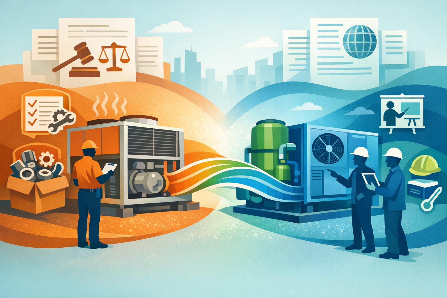 Regulatory Uncertainty Drives Hybrid Cooling Strategies in HVACR Sector