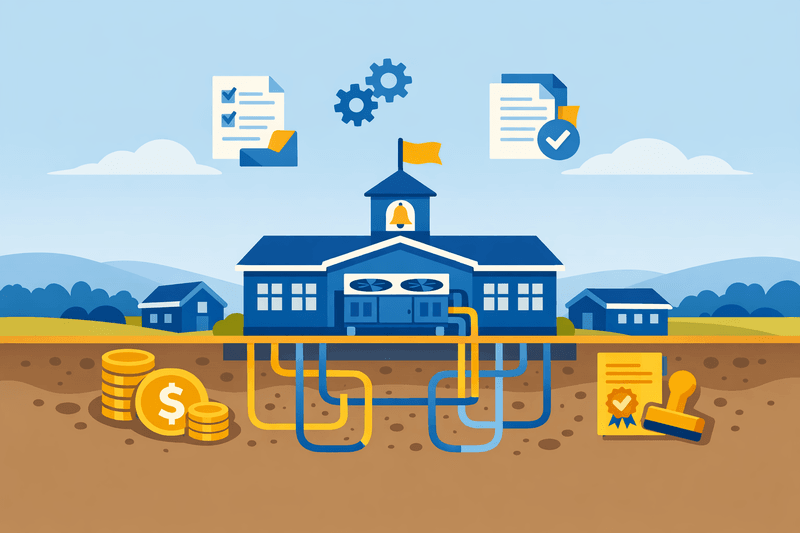 Rural Schools Stack Grants to Fund Geothermal Heating Rollout