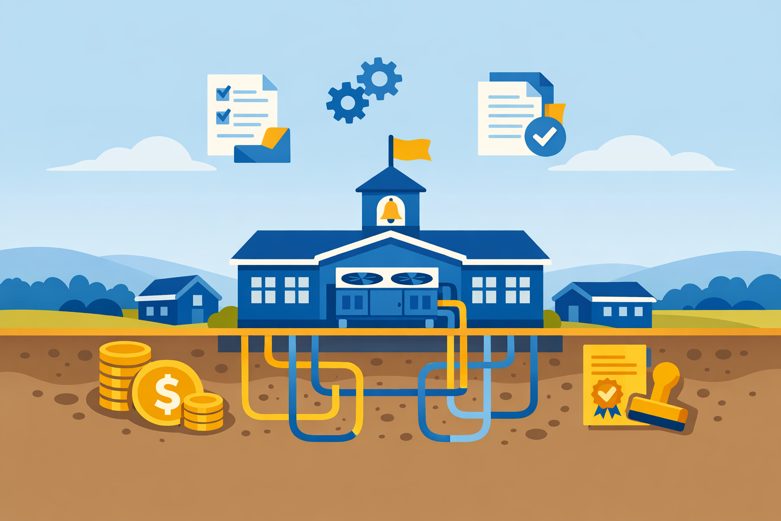 Rural Schools Stack Grants to Fund Geothermal Heating Rollout