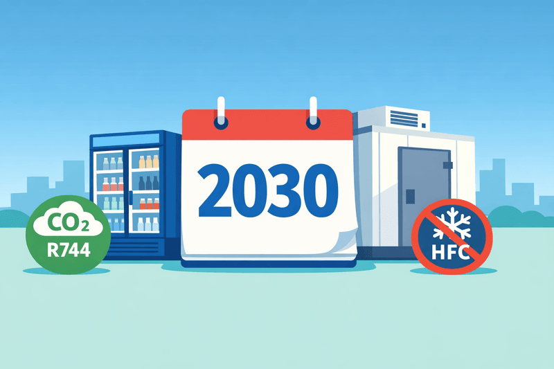EU F-Gas Rules Tighten Commercial Refrigeration Deadlines to 2030