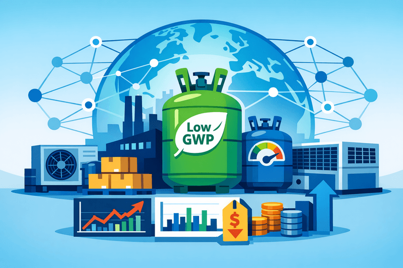 Supply Chains Under Pressure as Low-GWP Refrigerant Mandates Take Hold