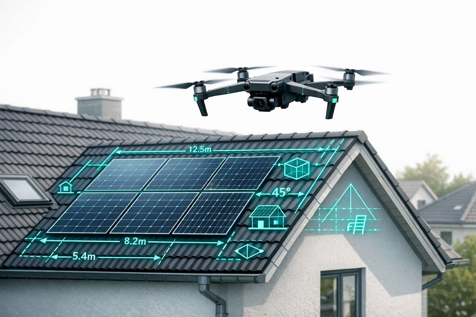 Drohnenaufmaß mit Airteam – so nutzt WWB Dachbaustoffe 3D-Dachmodelle für schnelle und sichere Kalkulation