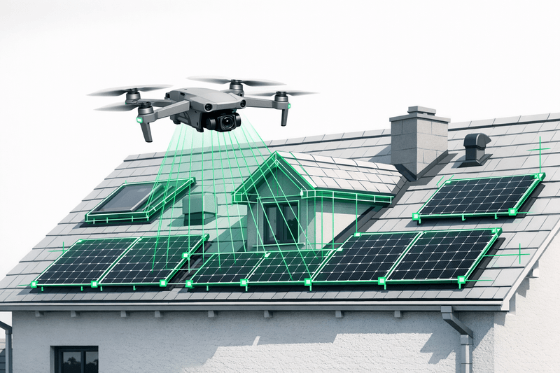 Schritt-für-Schritt-Leitfaden: Wie du mit einem 3D-Aufmaß deine Photovoltaik-Projekte von Angebot bis Wartung optimierst