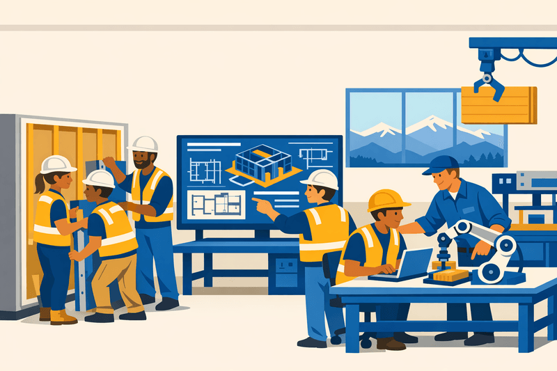 Community Colleges Expand Construction Tech Training to Close Prefab Skills Gap
