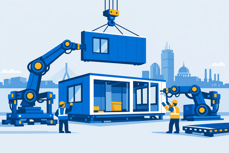 Massachusetts Deploys Modular Construction and Robotics to Close Housing Gap