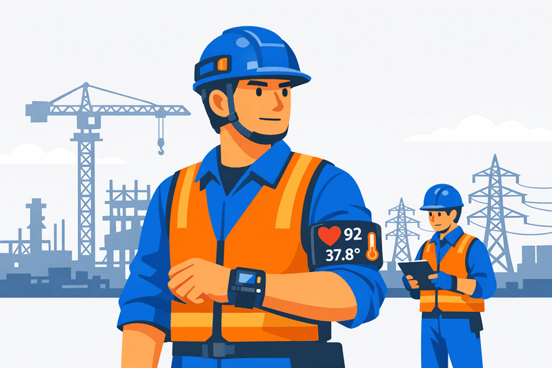 Biowearable Sensors Transform Heat Safety on Construction and Energy Sites