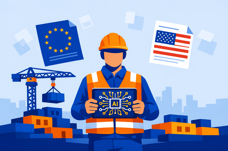 EU and U.S. AI Safety Rules Diverge, Straining Cross-Border Construction
