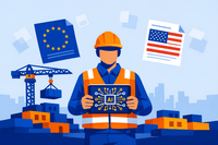 EU and U.S. AI Safety Rules Diverge, Straining Cross-Border Construction