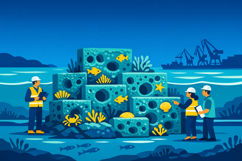 ECOncrete Raises $14M to Scale Bio-Enhancing Marine Construction Materials