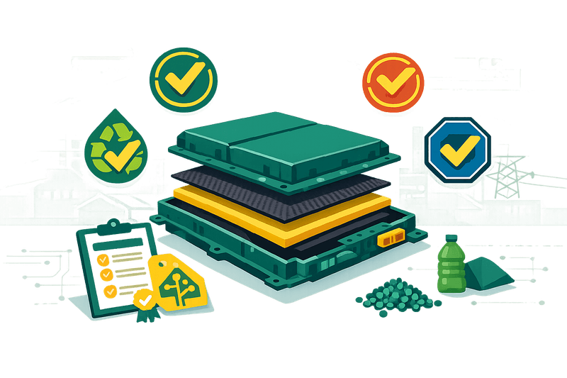 North American OEMs Mandate Third-Party PCR Verification for EV Battery Housings