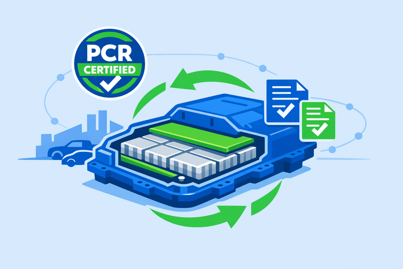 North American OEMs Move to Mandate PCR Certification for EV Battery Housings