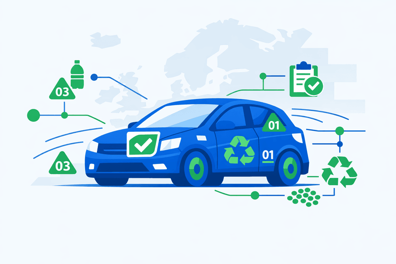 EU Sets 2026 Deadline for Recycled-Plastic Verification Rules in New Vehicles