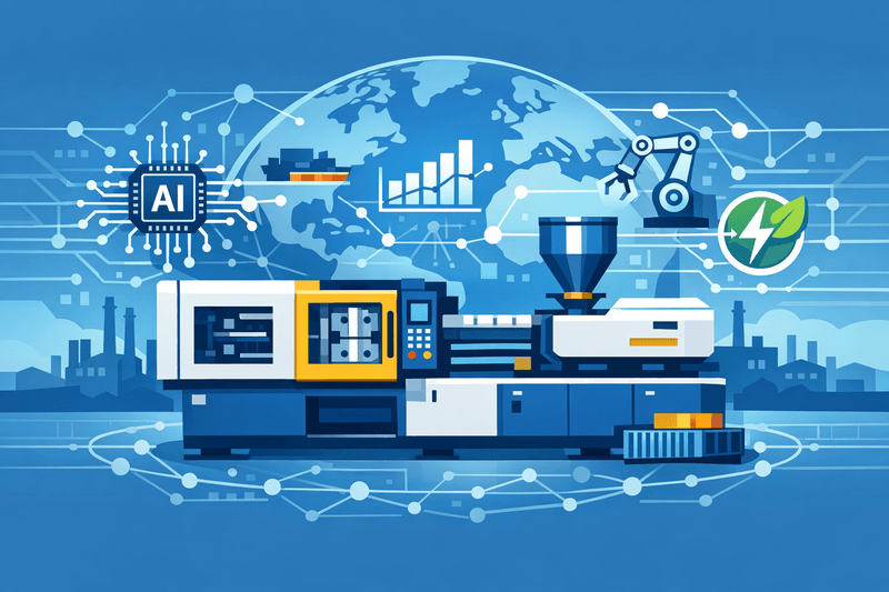 Global Injection Molding Machinery Market to Reach $14.28 Billion by 2035