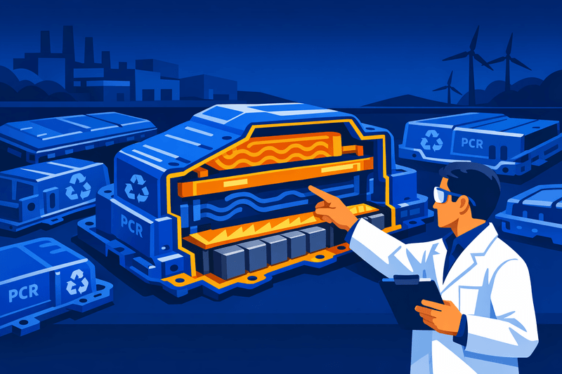 North American Automakers Expand Recycled Polymers in EV Battery Housings Amid Tightening Content Rules