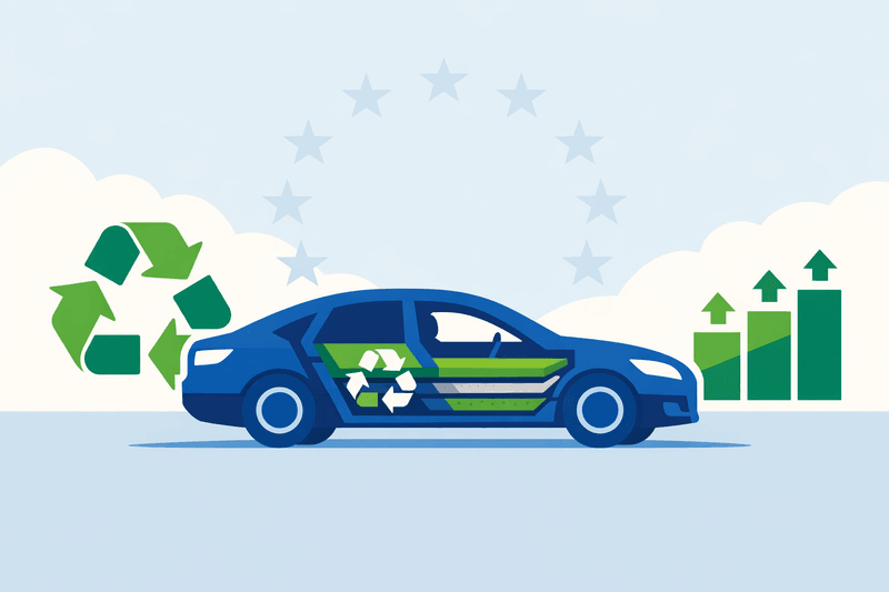 EU Sets Progressive Recycled Content Targets for Automotive Composites