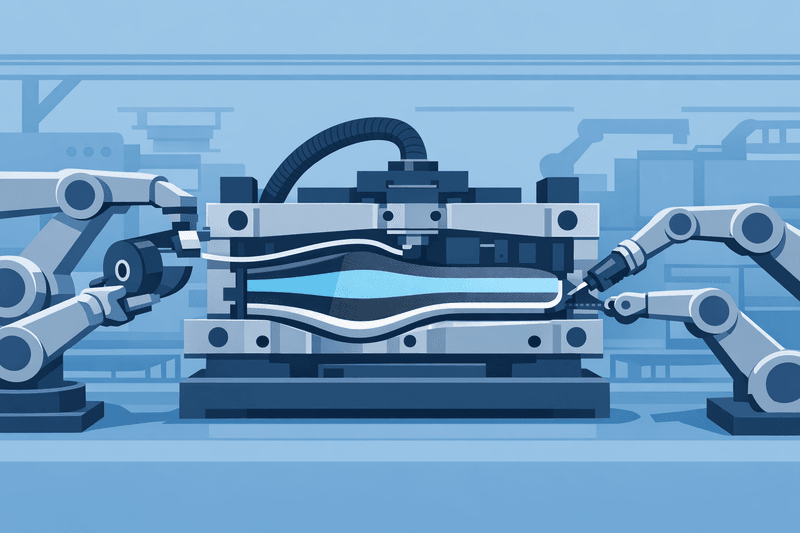 ENGEL Unveils Fully Automated Thermoplastic Composite Rotor Production