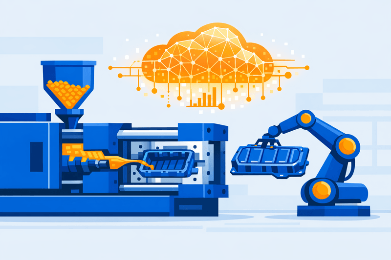 AI Boosts Efficiency in EV Battery Enclosure Injection Molding