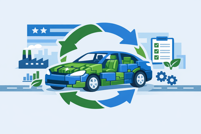US Moves Toward Federal Recycled-Content Rules for Automotive Plastics
