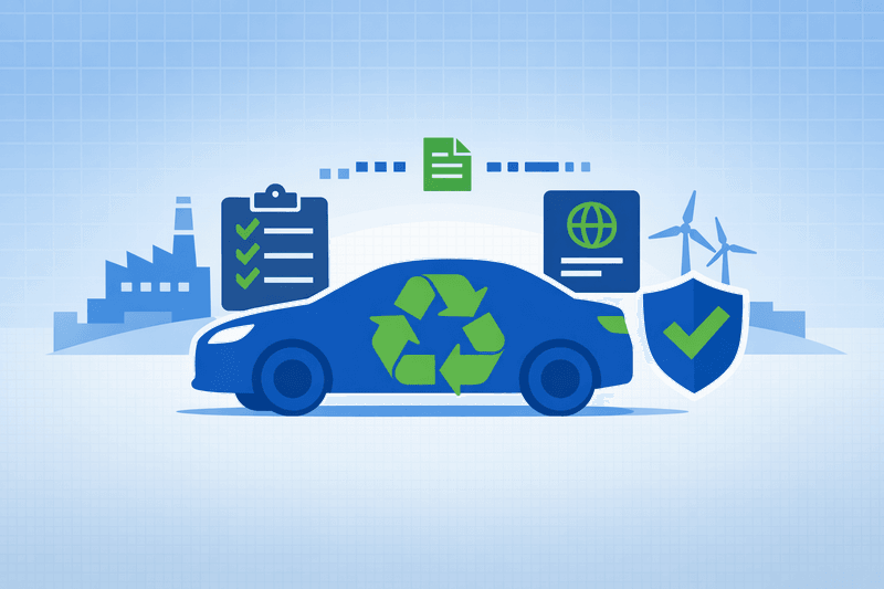 EU setzt Frist 2026 für zertifizierten Recyclingkunststoff in Neufahrzeugen