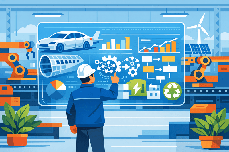AI and Digital Twins Drive Sustainability in Polymer Composite Manufacturing for Auto and Aerospace
