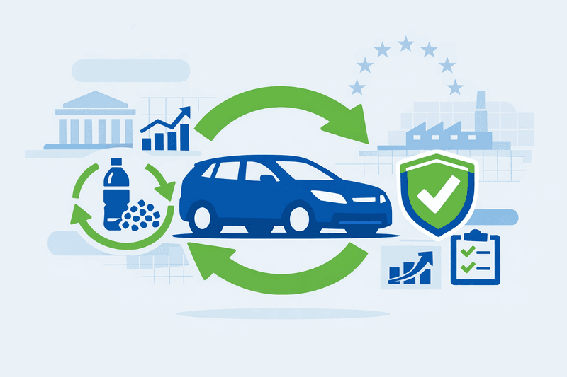 EU Sets December 2026 Deadline to Verify Recycled Plastic Content in New Vehicles