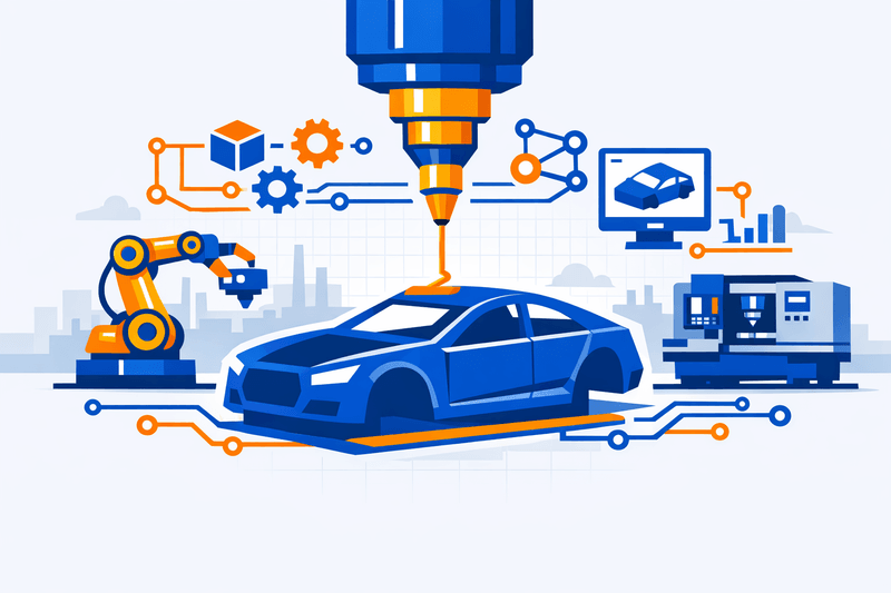 Vom Automotive-Prototyp zum Serienteil im Eiltempo: Wie On-Demand-Plattformen für digitale Fertigung die Automobilzulieferkette neu ordnen