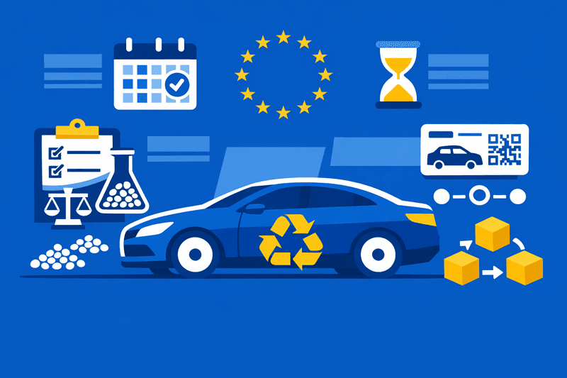 EU Sets December 2026 Deadline to Verify Recycled Plastic Content in New Vehicles