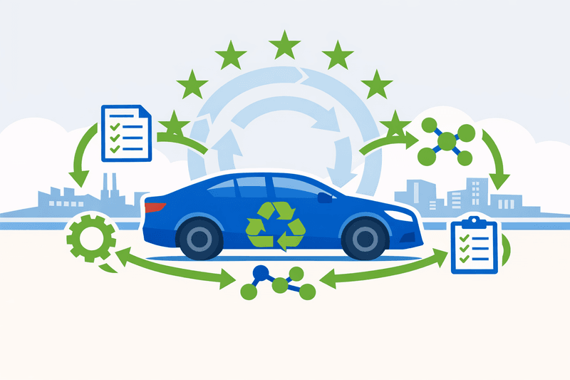 EU setzt Frist 2026 für den Nachweis von Rezyklatanteilen in Fahrzeugkunststoffen