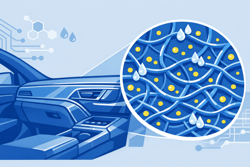 Sulfur-Based Antimicrobial Polymer Advances Toward Automotive Interior Applications