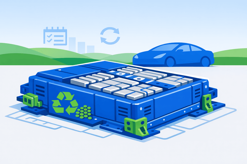 Nordamerikanische Autobauer setzen verstärkt auf recycelte Polymere in Batteriegehäusen von E-Fahrzeugen - PCR-Schub trifft auf hohe Performance-Anforderungen