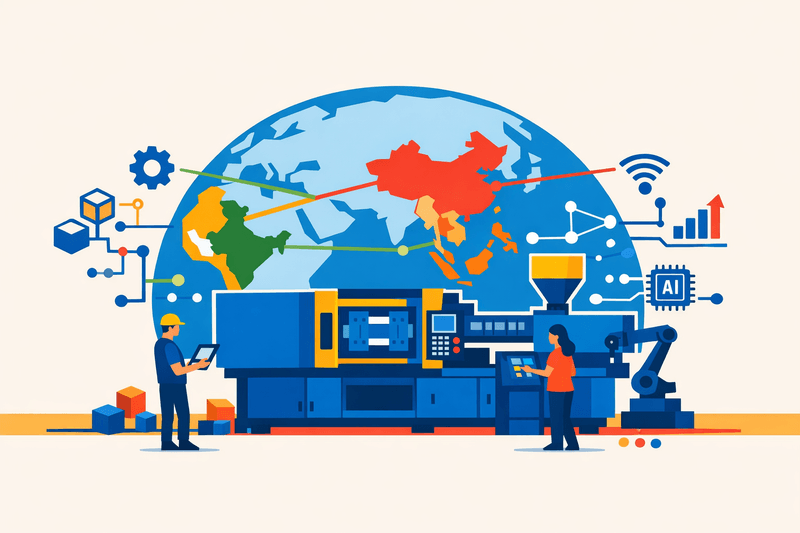 China-Plus-One Strategy Sparks US$14B Growth in Automotive Injection Molding Equipment