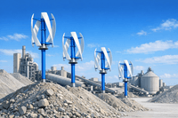Zement dekarbonisieren: Wie kleine Windkraftanlagen vor Ort Netzabhängigkeit und Energiekosten senken