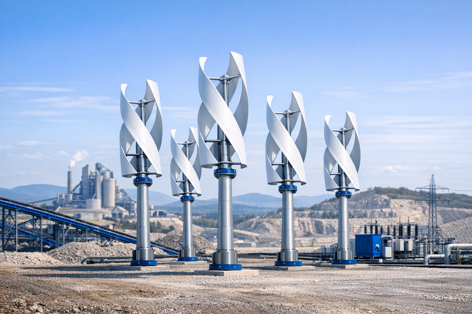 The Industrial Energy Autonomy Calculation: What Small Wind Actually Delivers for Heavy Industry