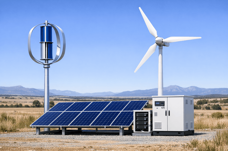 Hybrid WindSun Systems: How Combining Wind and Solar Builds Resilience for Off-Grid Sites