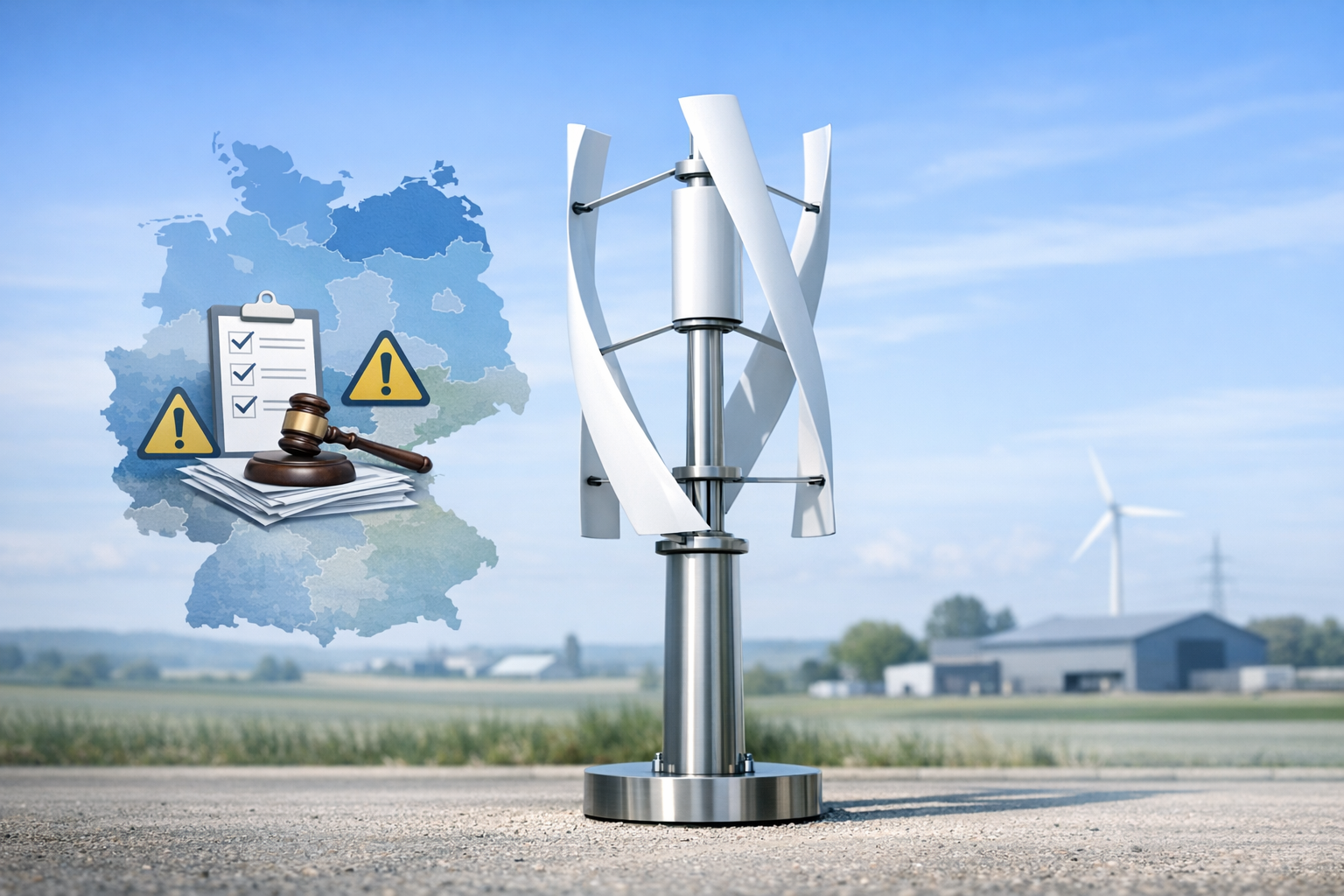 El marco de autorizaciones en Alemania para aerogeneradores pequeños: mapa normativo completo para operadores en 2026