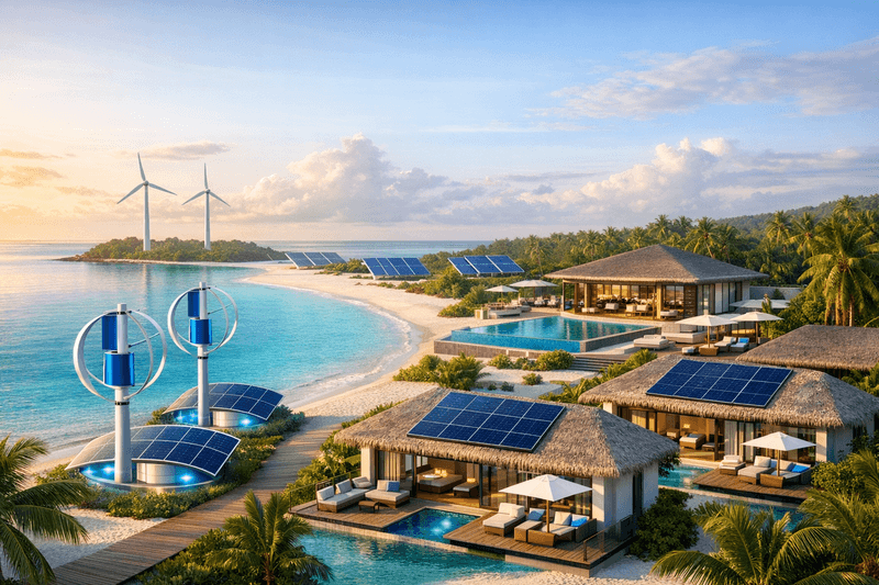 Off-Grid Luxury Resorts: Why Hybrid Wind-Solar Systems from LuvSide Are a Smart Bet