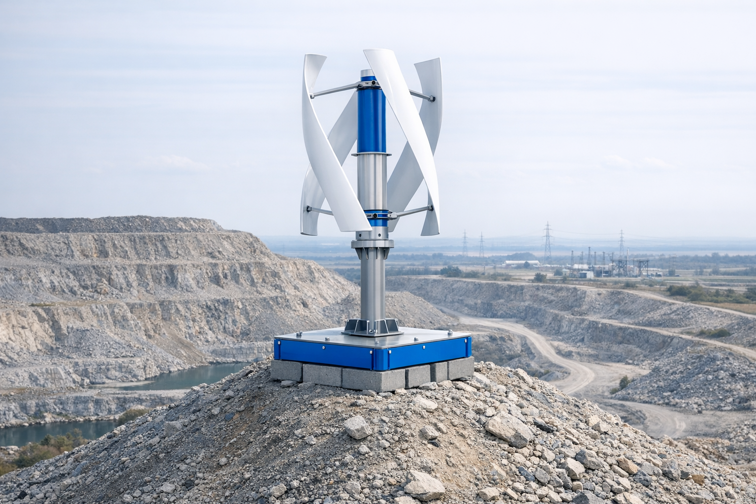 Small Wind on Spoil Heaps: A Practical Guide for Quarry and Mining Operators